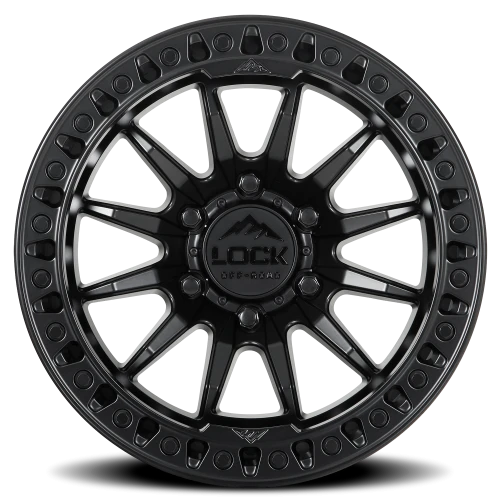 TRAIL | 17X8.5 | 6X139.7 | +25 | MATTE BLACK W MATTE BLACK RING | TRAIL-78569MB25 - Image 3