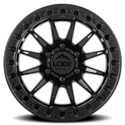 TRAIL | 17X8.5 | 6X139.7 | +25 | MATTE BLACK W MATTE BLACK RING | TRAIL-78569MB25 - Image 3
