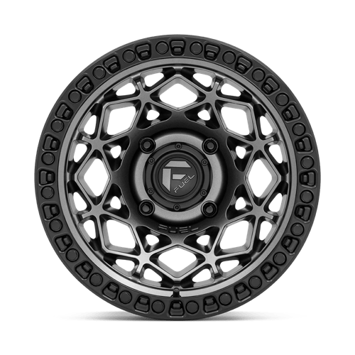 Fuel UTV | D784 UNIT UTV | 15.0x7.00 | 4X156 | 10 | GUNMETAL W/ MATTE BLACK RING