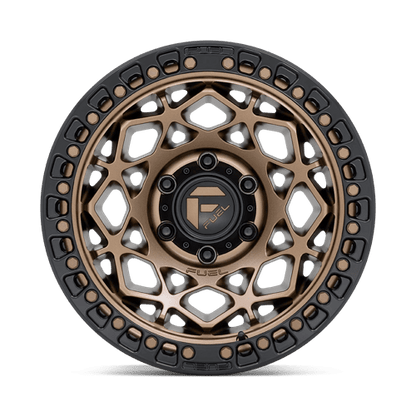 Fuel 1PC | D785 UNIT | 17.0x9.00 | 6X114.3 | 1 | BRONZE W/ MATTE BLACK RING
