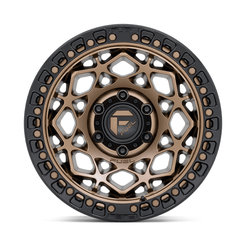 Fuel 1PC | D785 UNIT | 17.0x9.00 | 6X139.7 | 1 | BRONZE W/ MATTE BLACK RING