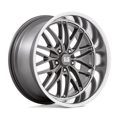 US Mag 1PC | U139 SANTA CRUZ | 20.0x10.00 | 5X127 | 6 | ANTHRACITE W/ DIAMOND CUT LIP