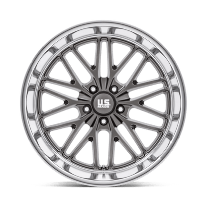 US Mag 1PC | U139 SANTA CRUZ | 20.0x10.00 | 5X127 | 6 | ANTHRACITE W/ DIAMOND CUT LIP