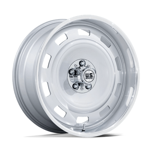 US Mag 1PC | UC143 SCOTTSDALE | 22.0x10.50 | 6X139.7 | 12 | SILVER W/ DIAMOND CUT LIP