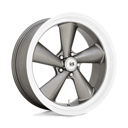 US Mag 1PC | U137 TS | 22.0x9.00 | 5X120.65 | 15 | ANTHRACITE W/ DIAMOND CUT LIP