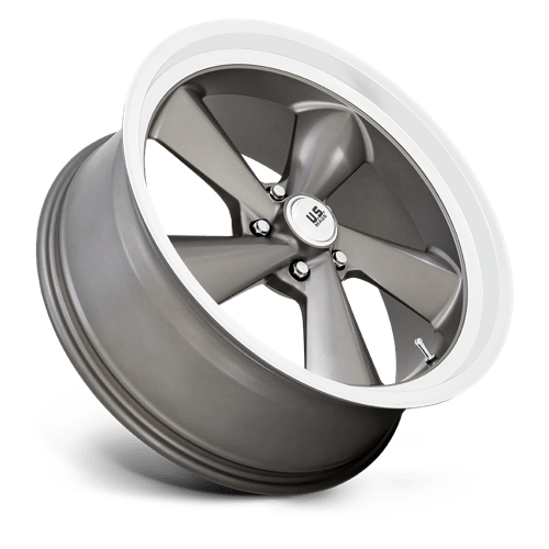 US Mag 1PC | U137 TS | 22.0x9.00 | 5X120.65 | 15 | ANTHRACITE W/ DIAMOND CUT LIP