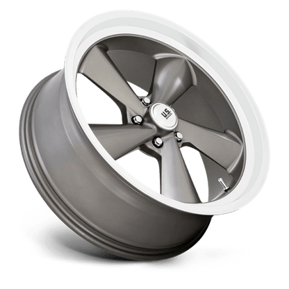 US Mag 1PC | U137 TS | 22.0x9.00 | 5X120.65 | 15 | ANTHRACITE W/ DIAMOND CUT LIP