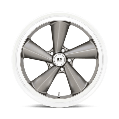 US Mag 1PC | U137 TS | 22.0x9.00 | 5X120.65 | 15 | ANTHRACITE W/ DIAMOND CUT LIP
