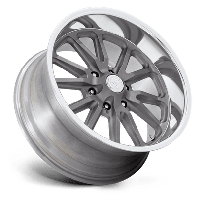 US Mag 1PC | UC145 RAMBLER 6 | 20.0x9.50 | 6X139.7 | 1 | MATTE GUNMETAL DIAMOND CUT LIP