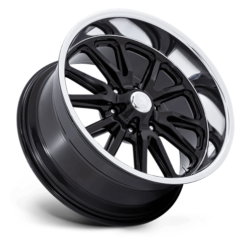 US Mag 1PC | UC145 RAMBLER 6 | 20.0x9.50 | 6X135 | 1 | GLOSS BLACK DIAMOND CUT LIP