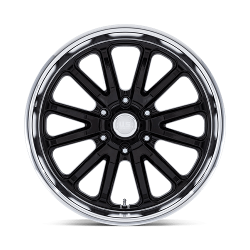 US Mag 1PC | UC145 RAMBLER 6 | 20.0x9.50 | 6X139.7 | 1 | GLOSS BLACK DIAMOND CUT LIP
