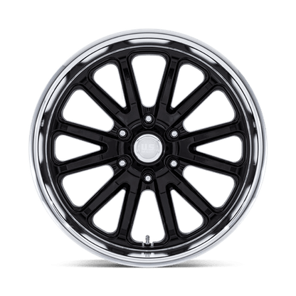 US Mag 1PC | UC145 RAMBLER 6 | 20.0x9.50 | 6X139.7 | 1 | GLOSS BLACK DIAMOND CUT LIP