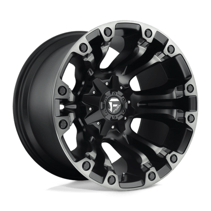 Fuel 1PC | D851 VAPOR | 17.0x9.00 | 6X135/6X139.7 | -12 | MATTE BLACK GRAY TINT