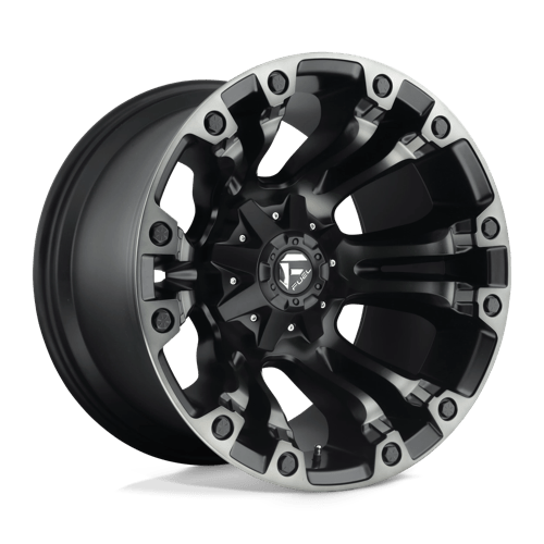 Fuel 1PC | D851 VAPOR | 20.0x10.00 | 5X114.3/5X127 | -18 | MATTE BLACK GRAY TINT