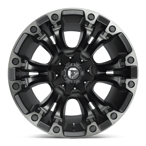 Fuel 1PC | D851 VAPOR | 20.0x9.00 | 5X139.7/5X150 | 1 | MATTE BLACK GRAY TINT