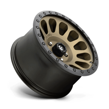 Fuel 1PC | D600 VECTOR | 17.0x9.00 | 5X127 | -12 | MATTE BRONZE BLACK BEAD RING