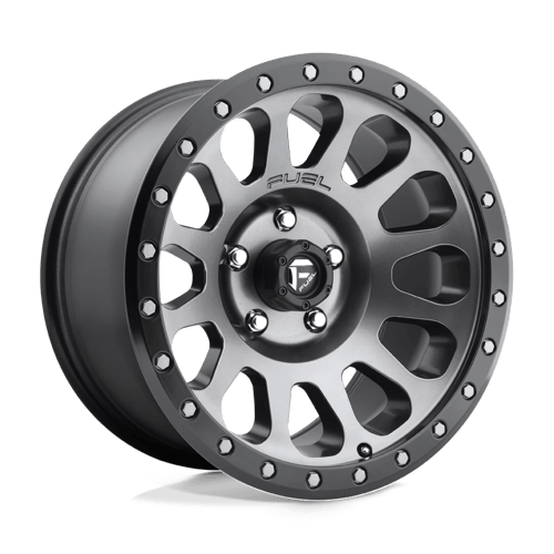 Fuel 1PC | D601 VECTOR | 18.0x9.00 | 5X127 | 1 | MATTE GUNMETAL BLACK BEAD RING