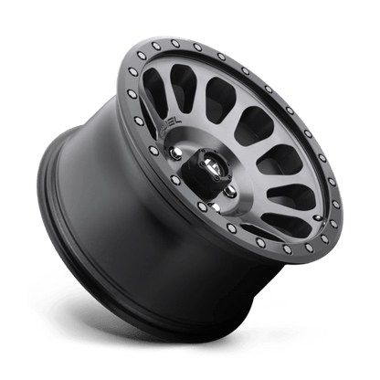 Fuel 1PC | D601 VECTOR | 18.0x9.00 | 6X139.7 | 1 | MATTE GUNMETAL BLACK BEAD RING