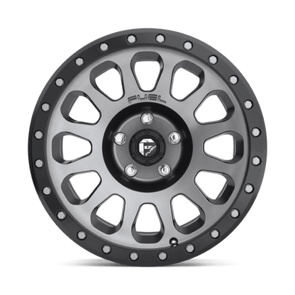 Fuel 1PC | D601 VECTOR | 18.0x9.00 | 5X127 | 1 | MATTE GUNMETAL BLACK BEAD RING