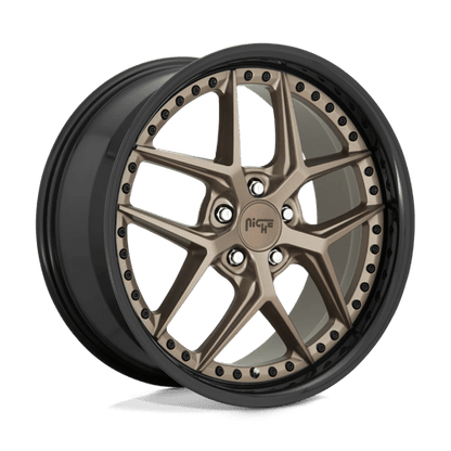 Niche 1PC | M227 VICE | 20.0x10.50 | 5X114.3 | 40 | MATTE BRONZE BLACK BEAD RING