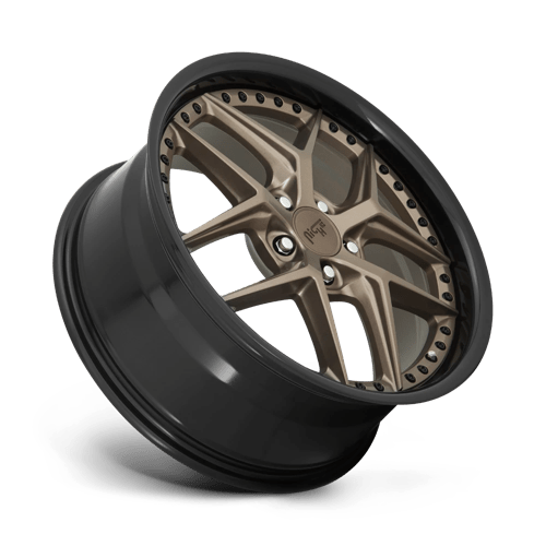 Niche 1PC | M227 VICE | 20.0x10.50 | 5X114.3 | 40 | MATTE BRONZE BLACK BEAD RING