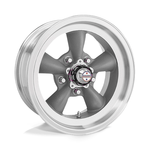 American Racing Vintage | VN105 TORQ THRUST D | 15.0x6.00 | 5X114.3 | 4 | TORQ THRUST GRAY W/ MACH LIP