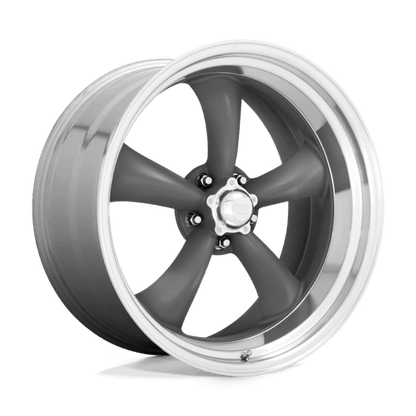 American Racing Vintage | VN215 CLASSIC TORQ THRUST II | 15.0x6.00 | 5X114.3 | -6 | MAG GRAY W/ MACHINED LIP