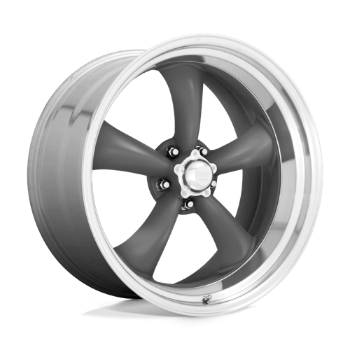 American Racing Vintage | VN215 CLASSIC TORQ THRUST II | 17.0x7.00 | 5X114.3 | 0 | MAG GRAY W/ MACHINED LIP