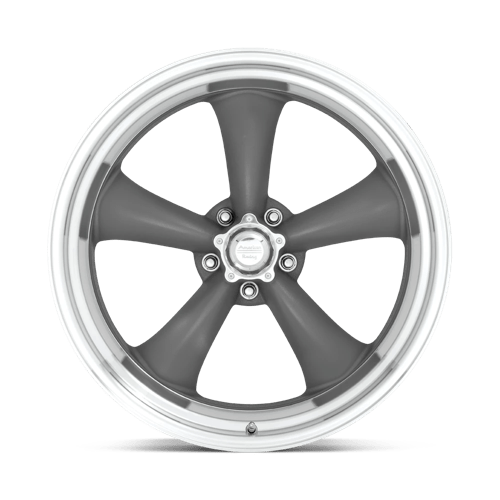 American Racing Vintage | VN215 CLASSIC TORQ THRUST II | 22.0x11.00 | 5X127 | 18 | MAG GRAY W/ MACHINED LIP