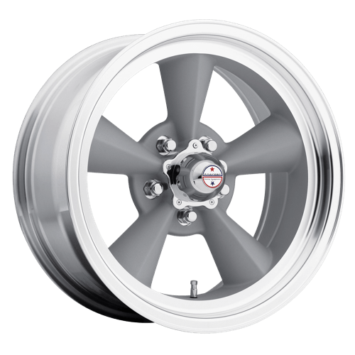 American Racing Vintage | VN309 TT O | 15.0x5.00 | 5X120.65 | -13 | VINTAGE SILVER W/ MACHINED LIP