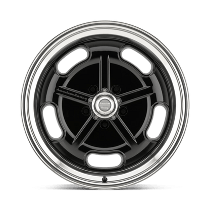 American Racing Vintage | VN511 SALT FLAT | 17.0x8.00 | 5X120.65 | 0 | GLOSS BLACK W/ DIAMOND CUT LIP