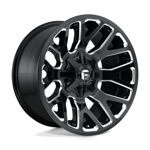 Fuel 1PC | D623 WARRIOR | 20.0x9.00 | 6X135/6X139.7 | 1 | GLOSS BLACK MILLED