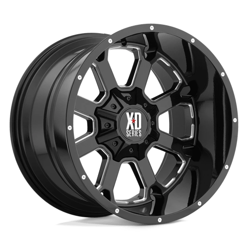XD | XD825 BUCK 25 | 20.0x10.00 | 6X135/6X139.7 | -24 | GLOSS BLACK MILLED