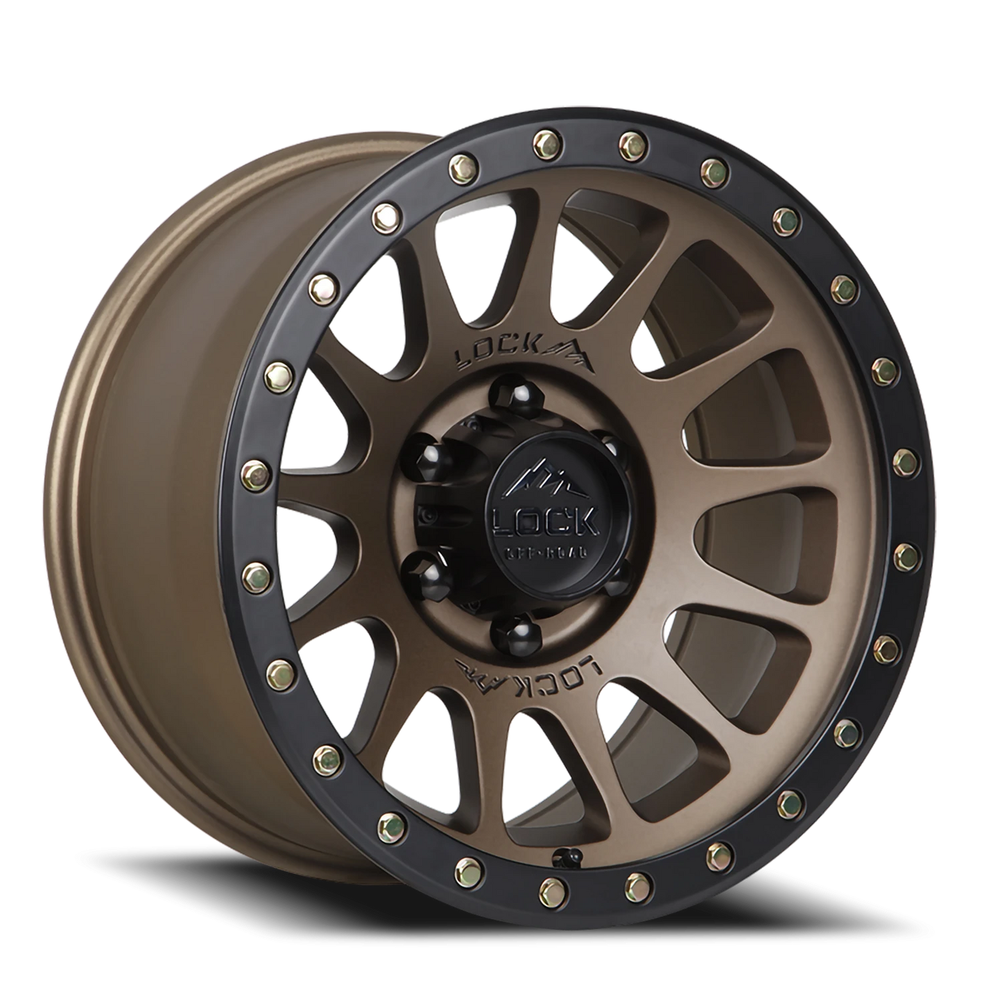 YOSEMITE | 17X9 | 5X127 | +0 | MATTE DESERT BRONZE W MATTE BLACK RING | YOSEMITE-7957MRMBR