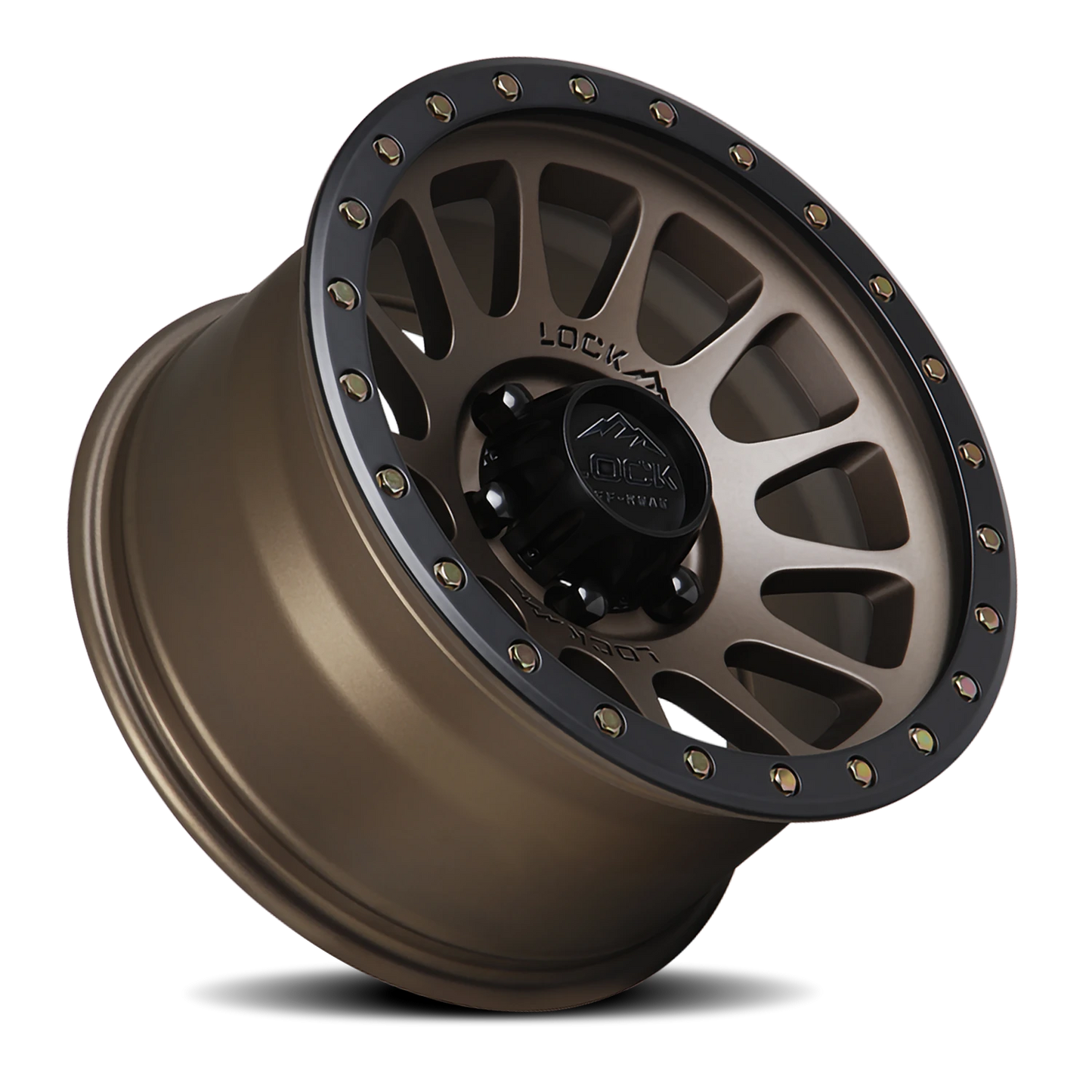 YOSEMITE | 20X10 | 5X127 | -18 | MATTE DESERT BRONZE W MATTE BLACK RING | YOSEMITE-2157MRMBR - Image 2