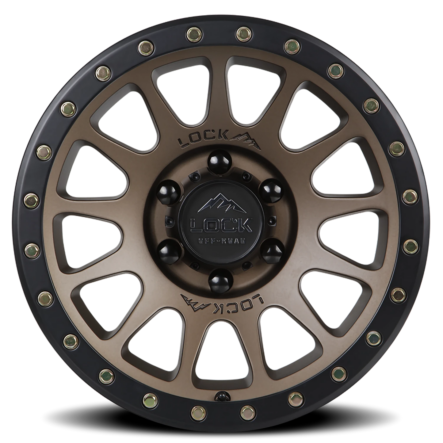 YOSEMITE | 17X9 | 5X127 | +0 | MATTE DESERT BRONZE W MATTE BLACK RING | YOSEMITE-7957MRMBR - Image 3