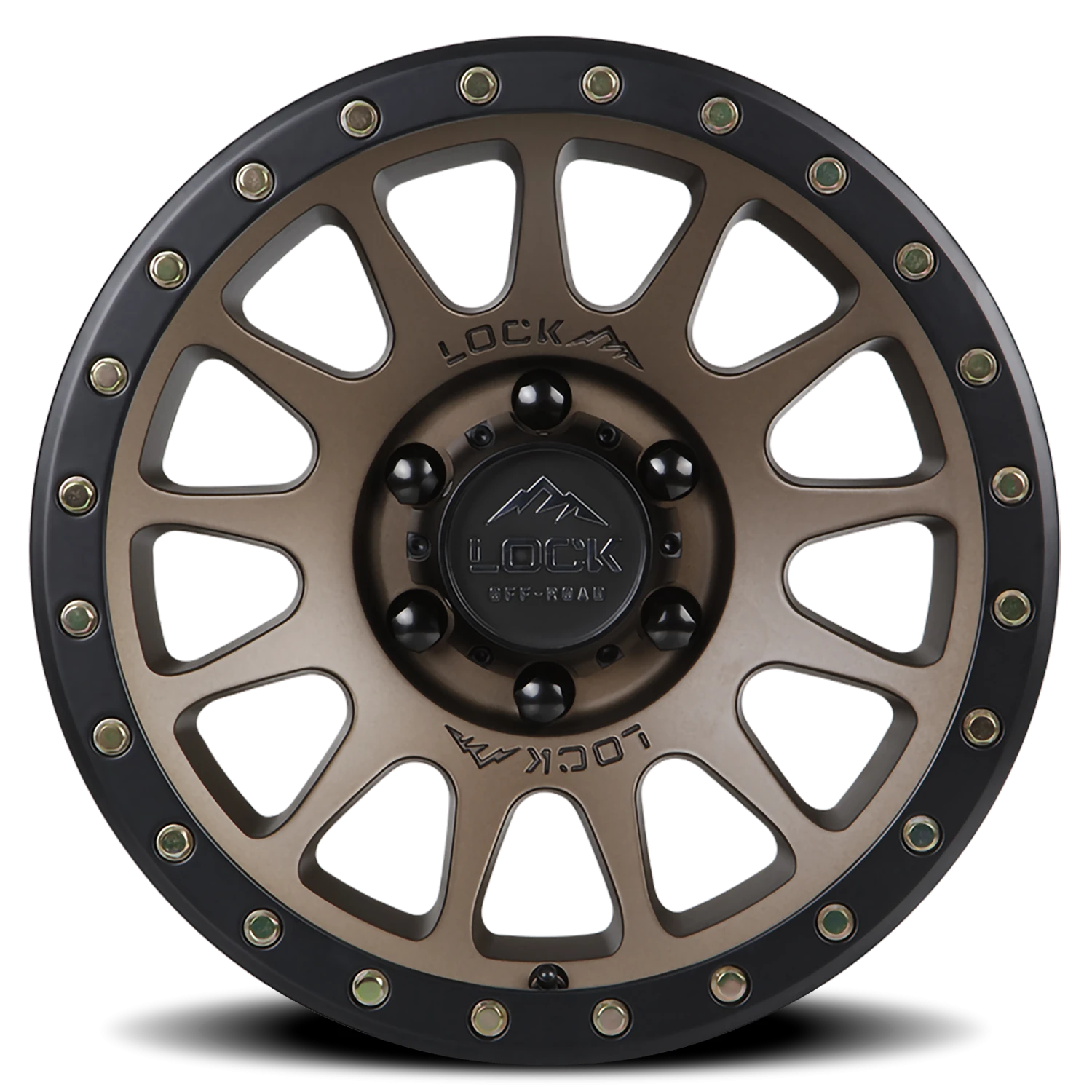 YOSEMITE | 20X10 | 5X127 | -18 | MATTE DESERT BRONZE W MATTE BLACK RING | YOSEMITE-2157MRMBR - Image 3