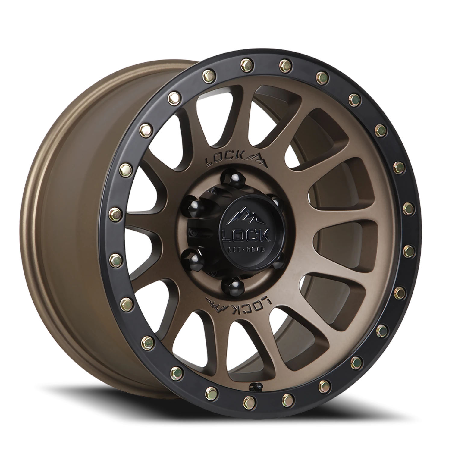 YOSEMITE | 17X9 | 6X135 | +0 | MATTE DESERT BRONZE W MATTE BLACK RING | YOSEMITE-7963MRMBR