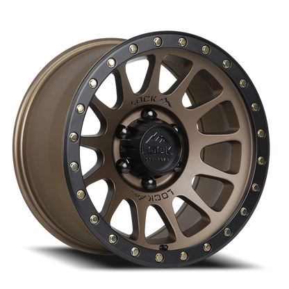 YOSEMITE | 17X9 | 6X135 | +0 | MATTE DESERT BRONZE W MATTE BLACK RING | YOSEMITE-7963MRMBR