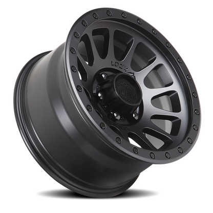 YOSEMITE | 17X9 | 6X139.7 | +0 | MATTE BLACK W MATTE BLACK RING | YOSEMITE-7969MB - Image 2