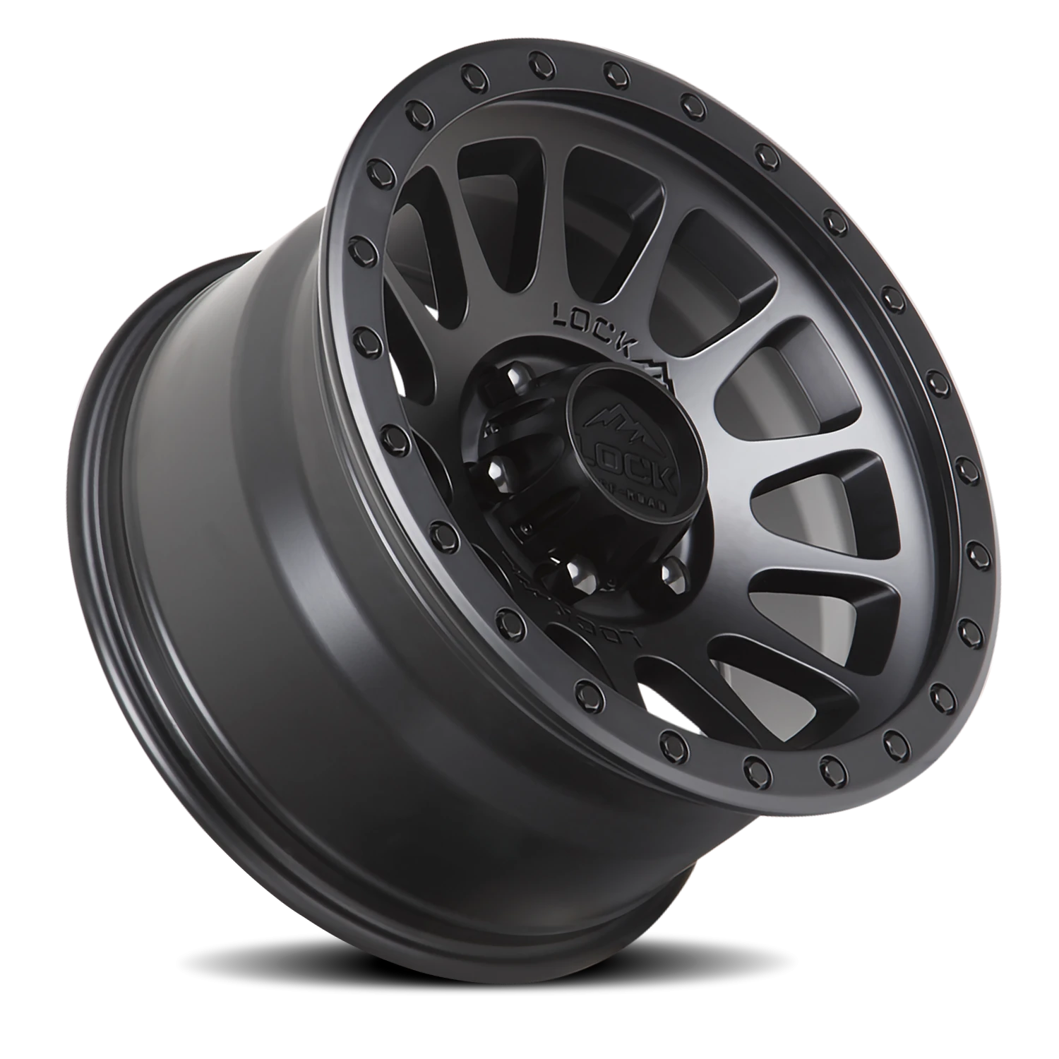 YOSEMITE | 17X9 | 6X135 | +0 | MATTE BLACK W MATTE BLACK RING | YOSEMITE-7963MB - Image 2