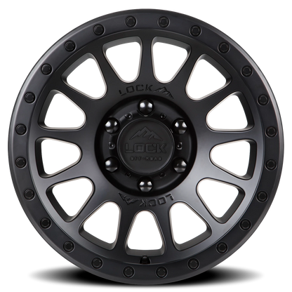 YOSEMITE | 17X9 | 6X139.7 | +0 | MATTE BLACK W MATTE BLACK RING | YOSEMITE-7969MB - Image 3