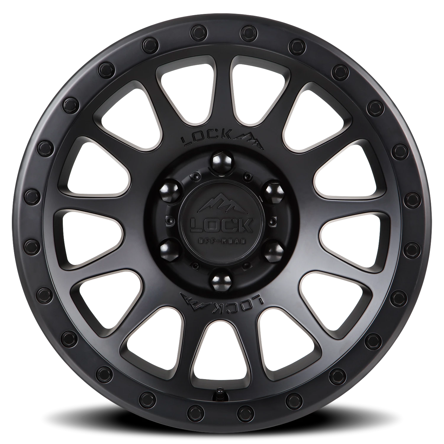 YOSEMITE | 17X9 | 6X135 | +0 | MATTE BLACK W MATTE BLACK RING | YOSEMITE-7963MB - Image 3