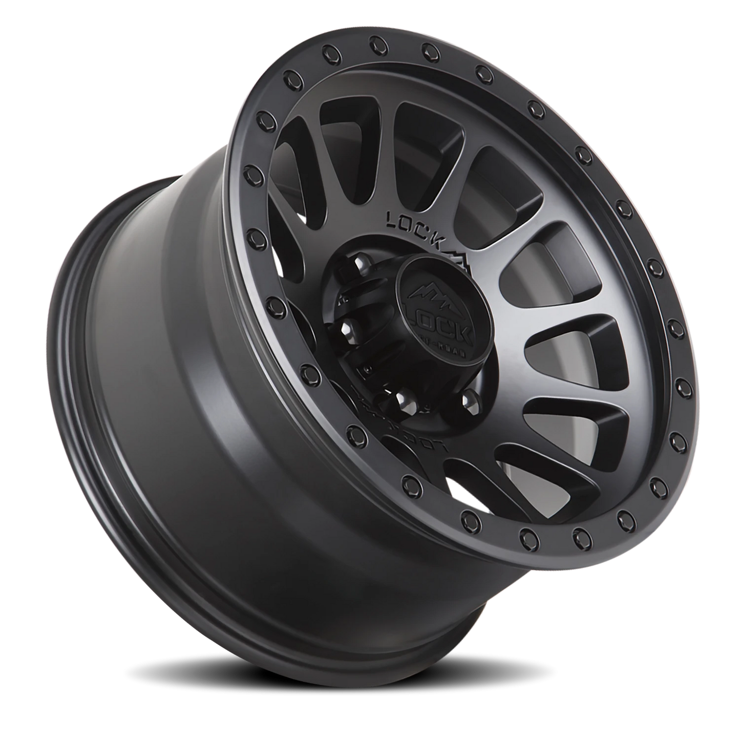 YOSEMITE | 20X10 | 8X165.1 | -18 | MATTE BLACK W MATTE BLACK RING | YOSEMITE-2186MB - Image 2