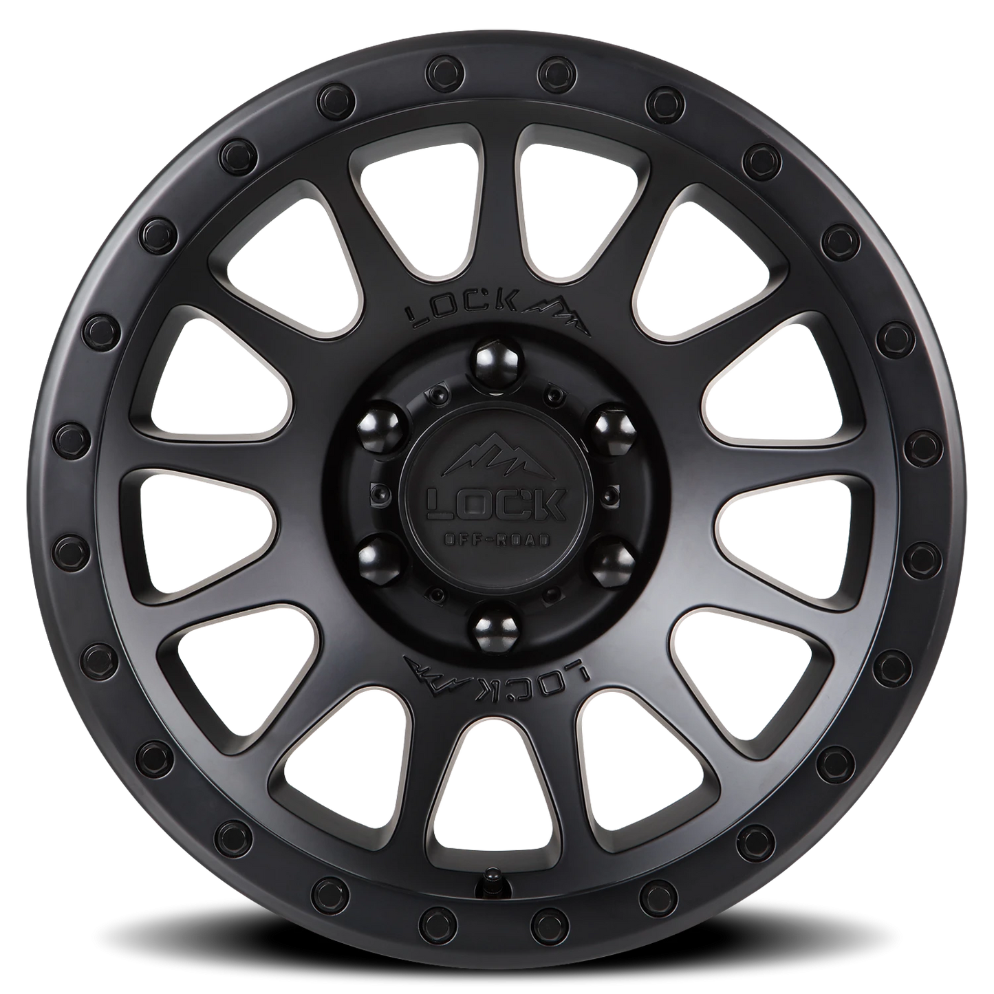 YOSEMITE | 20X10 | 8X165.1 | -18 | MATTE BLACK W MATTE BLACK RING | YOSEMITE-2186MB - Image 3