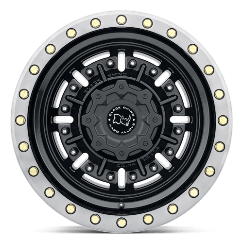 Black Rhino Hard Alloys | ABRAMS | 20.0x9.50 | 5X127 | -18 | GLOSS GUN BLACK MACH DARK TINT