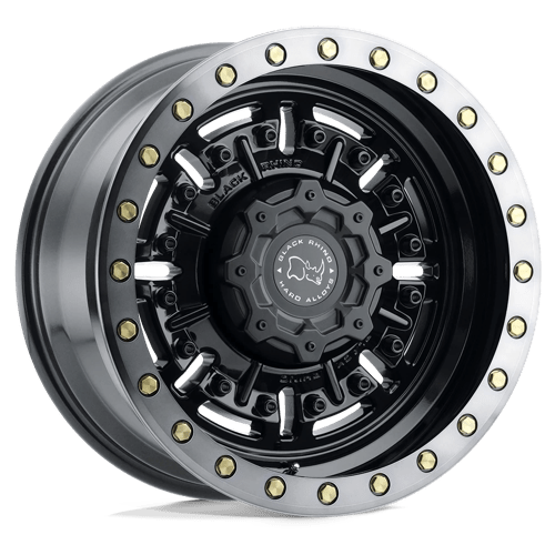 Black Rhino Hard Alloys | ABRAMS | 20.0x9.50 | 5X127 | -18 | GLOSS GUN BLACK MACH DARK TINT