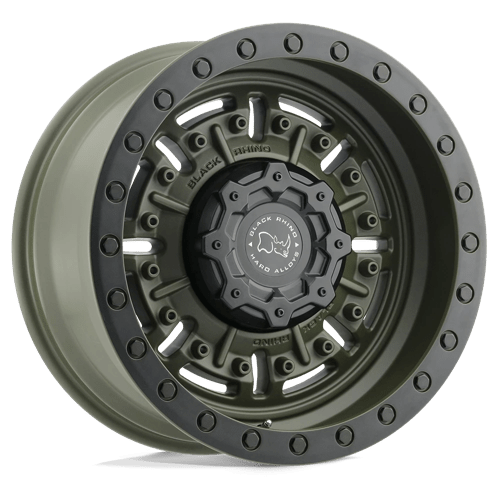 Black Rhino Hard Alloys | ABRAMS | 17.0x8.50 | 6X139.7 | 0 | OLIVE DRAB GREEN