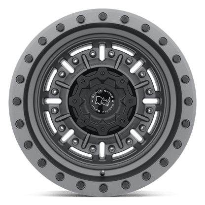 Black Rhino Hard Alloys | ABRAMS | 20.0x9.50 | 5X127 | -18 | TEXTURED MATTE GUNMETAL