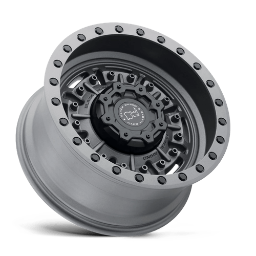 Black Rhino Hard Alloys | ABRAMS | 20.0x9.50 | 5X127 | -18 | TEXTURED MATTE GUNMETAL